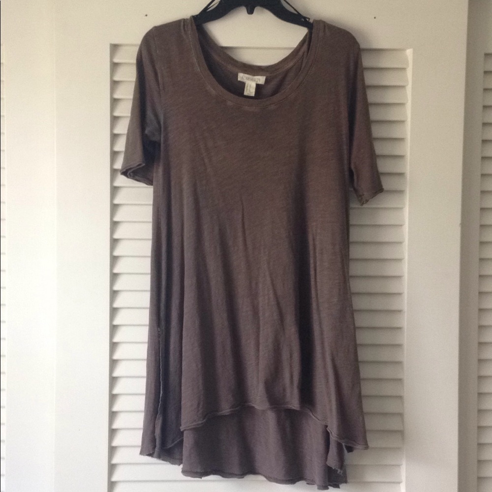 High-low long top